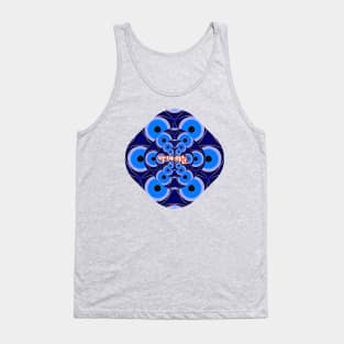 Lucky pattern. Devil's eyes. Tank Top